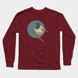 Dark Eyed Junco Bird Long Sleeve T-Shirt